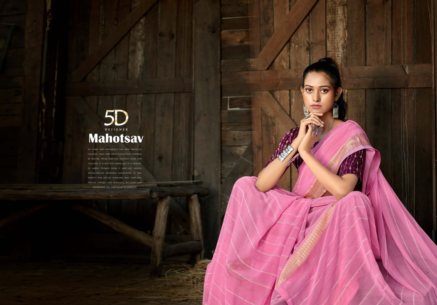 Mahotsav 5d Designer Wholesale Georgette Sarees Catalog